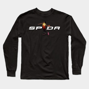 Donovan Mitchell - Utah Jazz Spida Mitchell (White) Long Sleeve T-Shirt